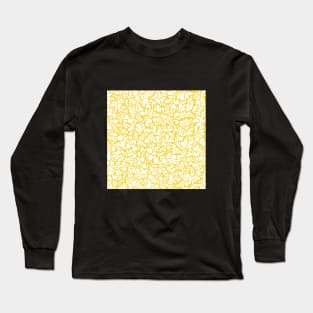 Yellow Line Pattern Long Sleeve T-Shirt